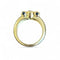 Bague 56 Bague rouleau saphirs et diamants en or jaune 58 Facettes 342