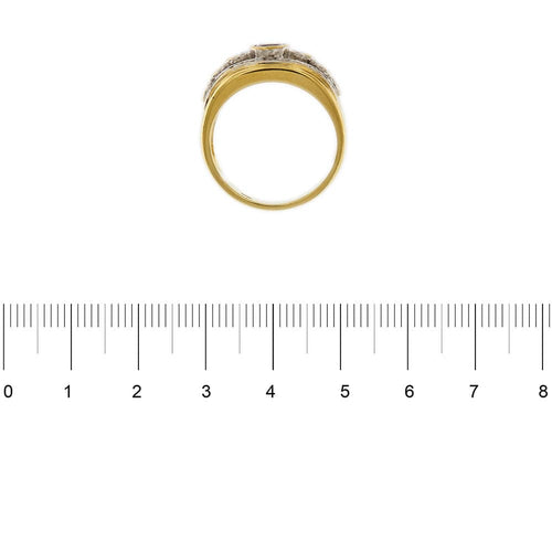 Bague 55 Bague bandeau rubis diamants 58 Facettes 30811