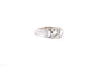 Bague 53 Bague or blanc diamant 0,99ct I/VS1 58 Facettes 26336-26229