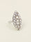 Bague marquise or blanc diamants taille rose 58 Facettes 1142.3