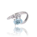 Bague 50 Bague vintage aigue-marine et diamants 58 Facettes 24-303