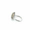 Bague 56 Bague or blanc - Opale et Diamants 58 Facettes 1.0000667/1