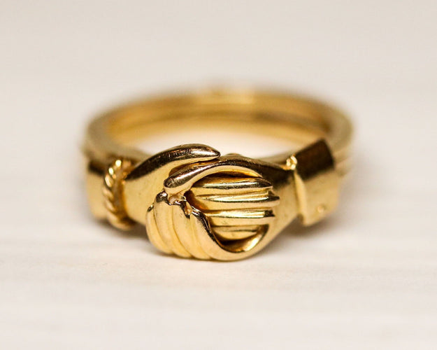 Bague 48.5 Bague de Foi Or Jaune 58 Facettes A11666