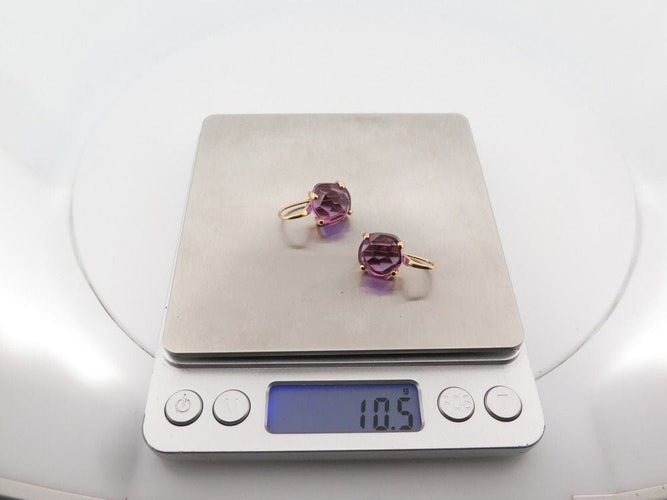 Boucles d'oreilles boucles d'oreilles POMELLATO lola or rose amethyste 58 Facettes 259048