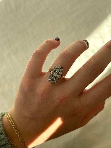 52 Antique ring XIXe century 58 Facettes