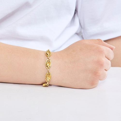 Bracelet Bracelet souple or jaune 58 Facettes ALE4073
