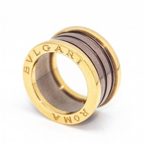 Bague 50 BVLGARI B.ZERO 1 Bague Or Rose Rome Cuivre 58 Facettes D361996SO