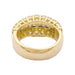 Bague 53 Bague bandeau diamants et or jaune. 58 Facettes 33861