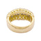 Bague 53 Bague bandeau diamants et or jaune. 58 Facettes 33861