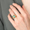 Bague 53 / Turquoise / Or Jaune BAGUE « LA TURQUOISE » OR JAUNE 58 Facettes BO/220078