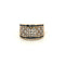 Bague 56 Bague Bandeau Or Jaune Diamants & Saphirs 58 Facettes 1-GS32118-02