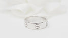 Bague 53 CARTIER - Bague love en or blanc 58 Facettes 32811