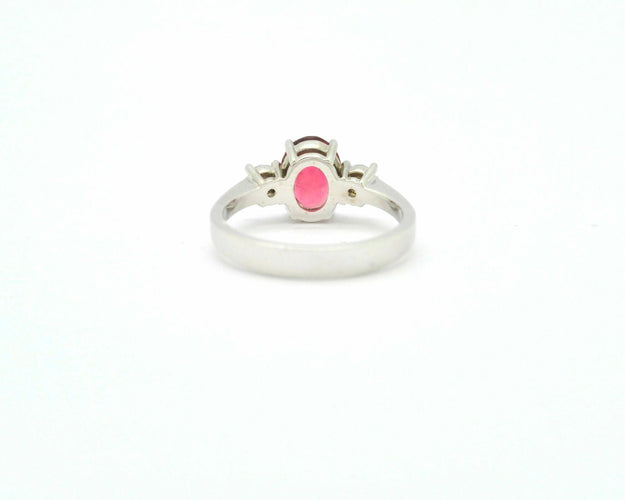 Bague Bague rubellite et diamant 58 Facettes