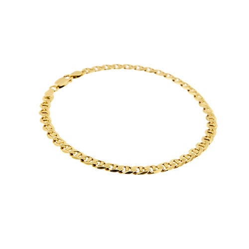 Bracelet Bracelet homme maille croix en or jaune 58 Facettes 30678