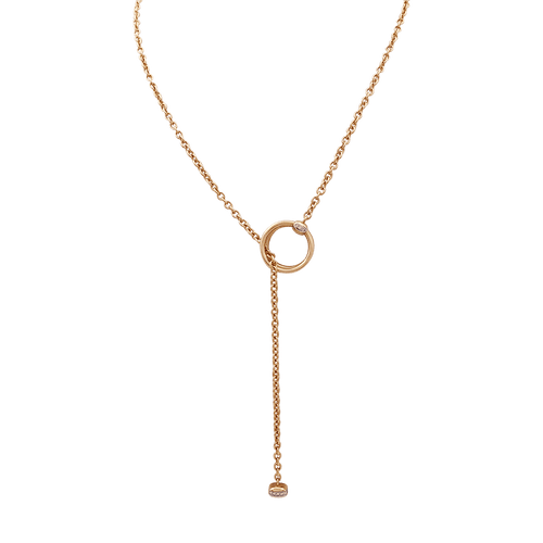 Collier Collier Pomellato, "Together", or rose, diamants. 58 Facettes 34124