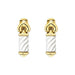 Boucles d'oreilles Bulgari Chandra Porcelain Gold Demi Parure 58 Facettes