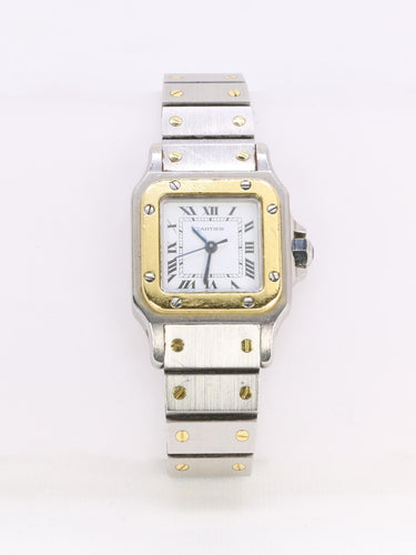 Montre CARTIER Montre Santos vintage or acier 58 Facettes 1120
