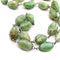 Collier collier d’aventurine enveloppé de fil d’argent sterling brésilien vintage 58 Facettes