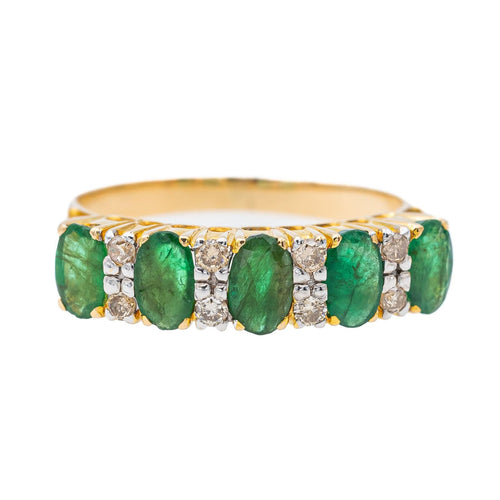 Bague 50 Bague Or jaune Emeraude 58 Facettes 3241061CN