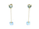 Boucles d'oreilles boucles d'oreilles POMELLATO sassi topaze or jaune diamants 58 Facettes 259150