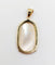 Pendentif Pendentif vintage or jaune ornée d'une plaque de nacre 58 Facettes A04713