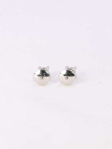 Boucles d'oreilles Boucles d'oreilles or blanc diamants taille princesse 0,5 ct 58 Facettes 1084.1