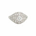 Bague 50 Vintage Art Déco 1ct Diamond Platinum Ring 58 Facettes G13459