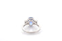 Bague 53 Bague saphir non chauffé de 4,22cts  et diamants 58 Facettes 27221-27420-27619