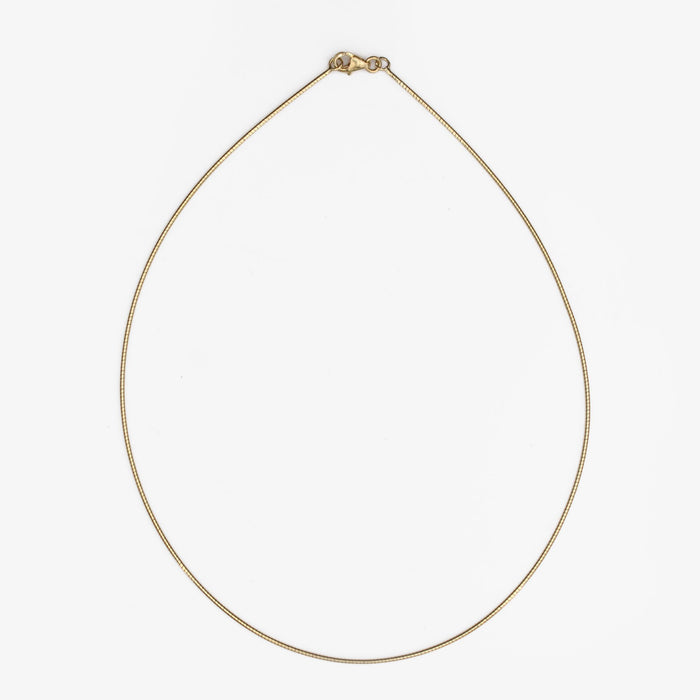 Omega Mesh Rigid Cable Necklace