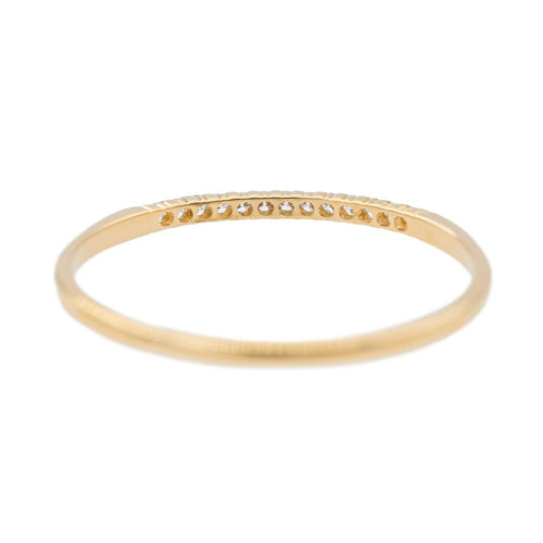 Bague 54 Bague Demi alliance Or jaune Diamant 58 Facettes 3198761CN