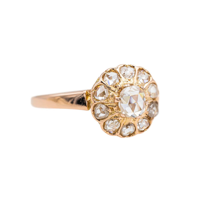 Bague 58 Bague Marguerite Or rose Diamant 58 Facettes 2975748CN