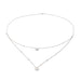 Collier Messika Collier My twin Or blanc Diamant 58 Facettes 3806940CN