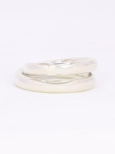 HERMES Anello Vertige argento 