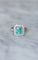 Bague 56 Bague Émeraude Colombienne 2.00 Cts et Diamants Style Art Déco 58 Facettes