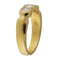 Bague 53.5 Bague trilogie en or jaune avec diamants 58 Facettes G3736