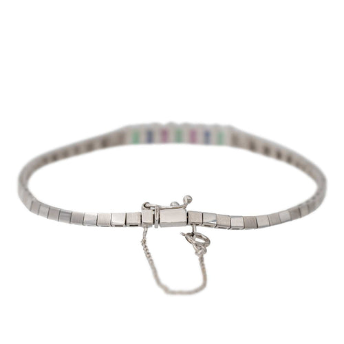 Bracelet Bracelet Or blanc Emeraude 58 Facettes 2834271CN