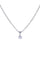 Collier collier or blanc diamant solitaire 58 Facettes 092941