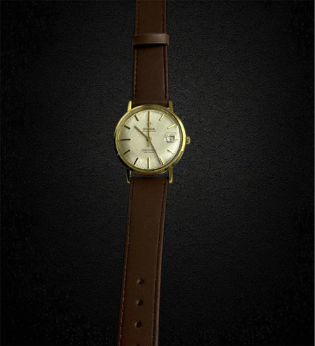 Omega Seamaster De Ville automat în galben auriu