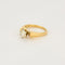 Bague 58 Solitaire or jaune et gris, diamants 58 Facettes BEA3349