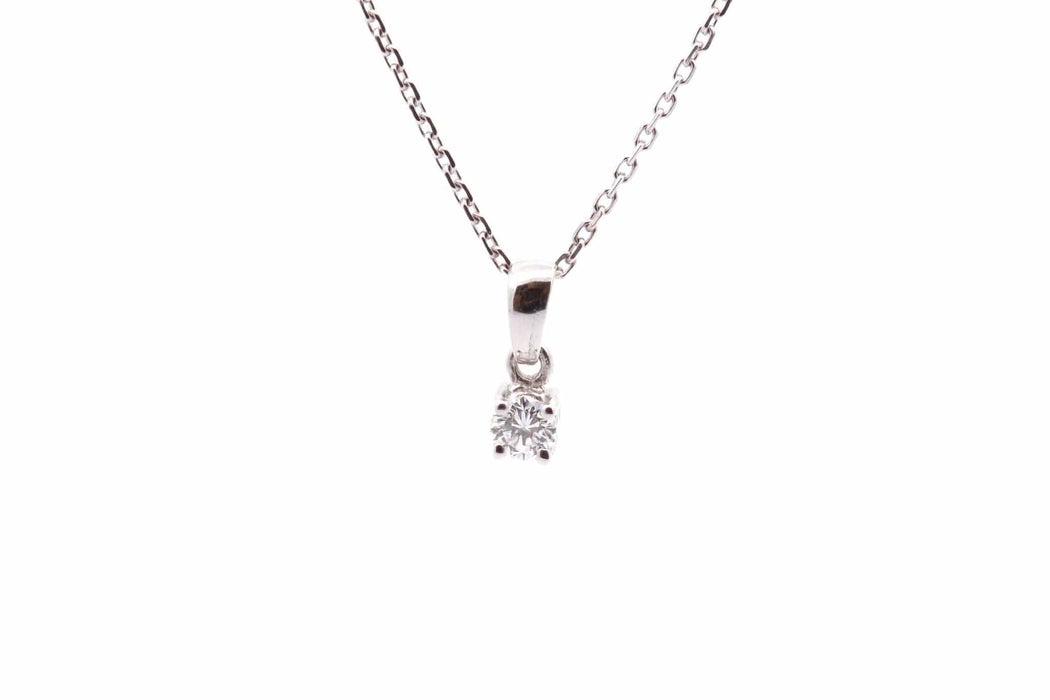 Collier Collier diamant en or blanc 58 Facettes 32501