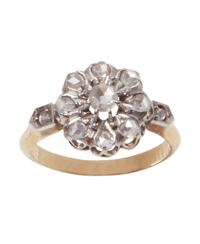 Bague Or jaune 18K Diamant