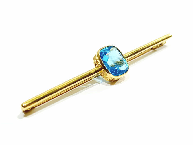 Broche Broche en or et pierre synthétique 58 Facettes