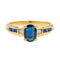 Bague 54 Bague Or jaune Saphir 58 Facettes 3371941CN