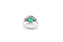 Bague 55 Bague vintage émeraude de 2,65cts et diamants 58 Facettes 26487-26573