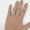 Bague 53 Bague platine, or blanc et diamants 58 Facettes Z15B51787