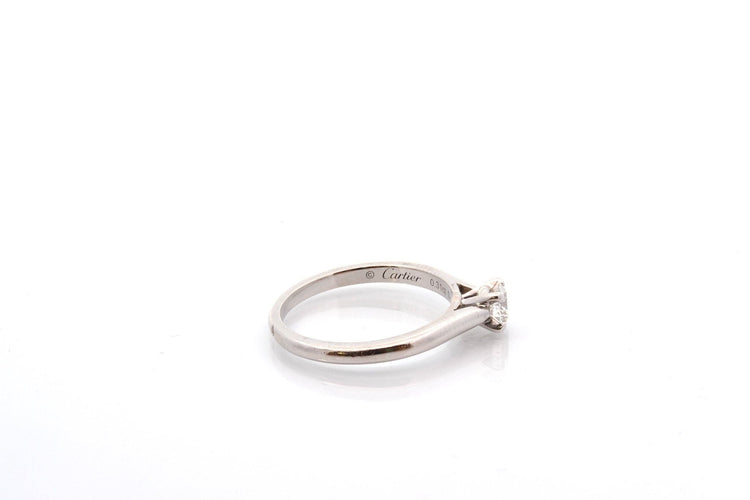 Bague 52 Bague signée Cartier diamant 0,31ct 58 Facettes 27259