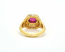 Bague Bague rubis en or jaune et diamants 58 Facettes