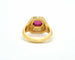 Bague Bague rubis en or jaune et diamants 58 Facettes