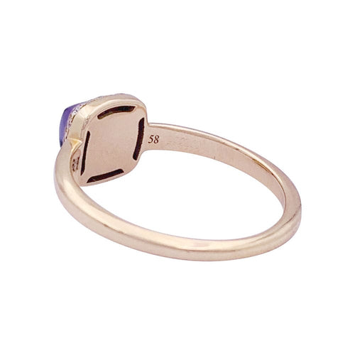 Bague Bague Fred "Pain de sucre" or rose, diamants, améthyste. 58 Facettes 33771
