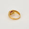 Bague 53 Bague jonc or jaune, rubis et diamants 58 Facettes VIL0648